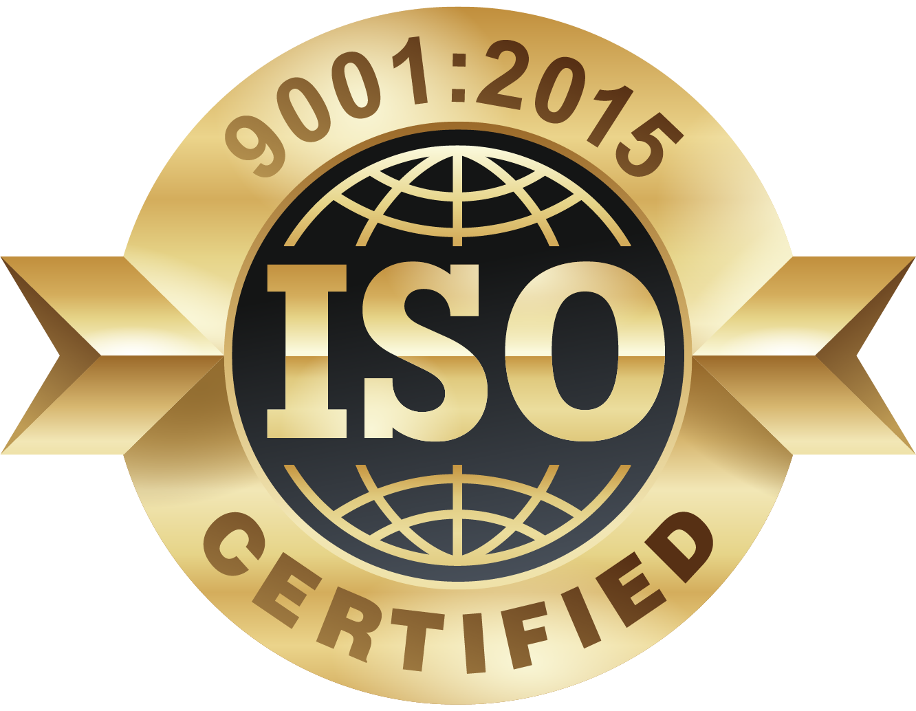 Obtained ISO 9001 process management standard